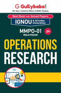 Gullybaba IGNOU MBA (New) 3rd Sem MMPO01 Operations Research in English  Latest Edition IGNOU Help Book with Solved Previous Y
