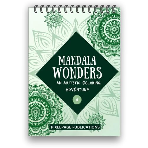 Mandala Wonders  An Artistic Colouring Adventure (A4 Size) (Mandala 04)