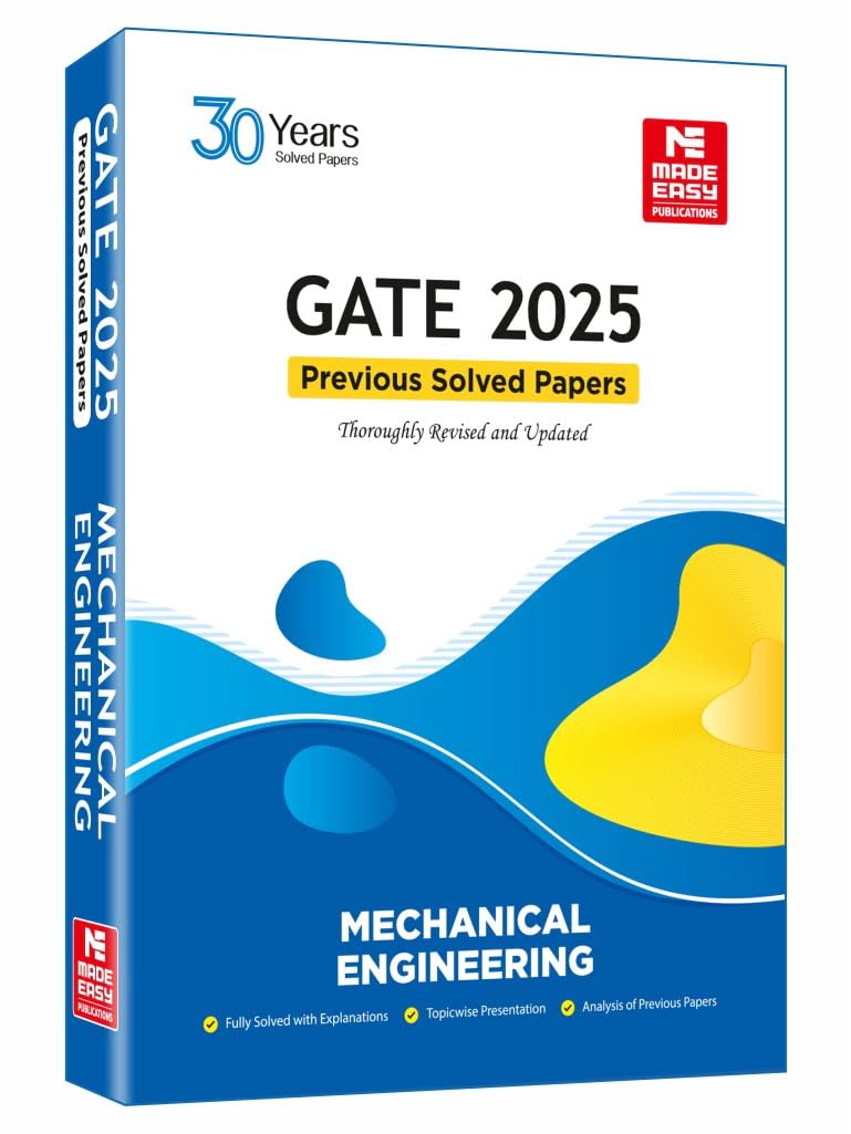 Gate2025: Mechanical Engineering Previous Year Solved Papers