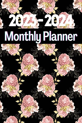 20232024 Monthly Planner with Rose Cover for Women : 2 Years Journal for Women