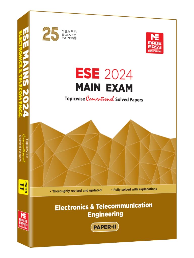 Ese 2024 Mains Examination: Electronics And Telecommunication Engineering Conventional Paper2