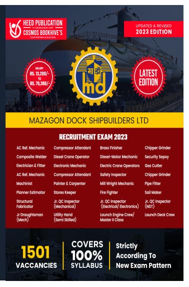Mazagon Dock Ltd.  Trade Apprentice (Group A, B And C)