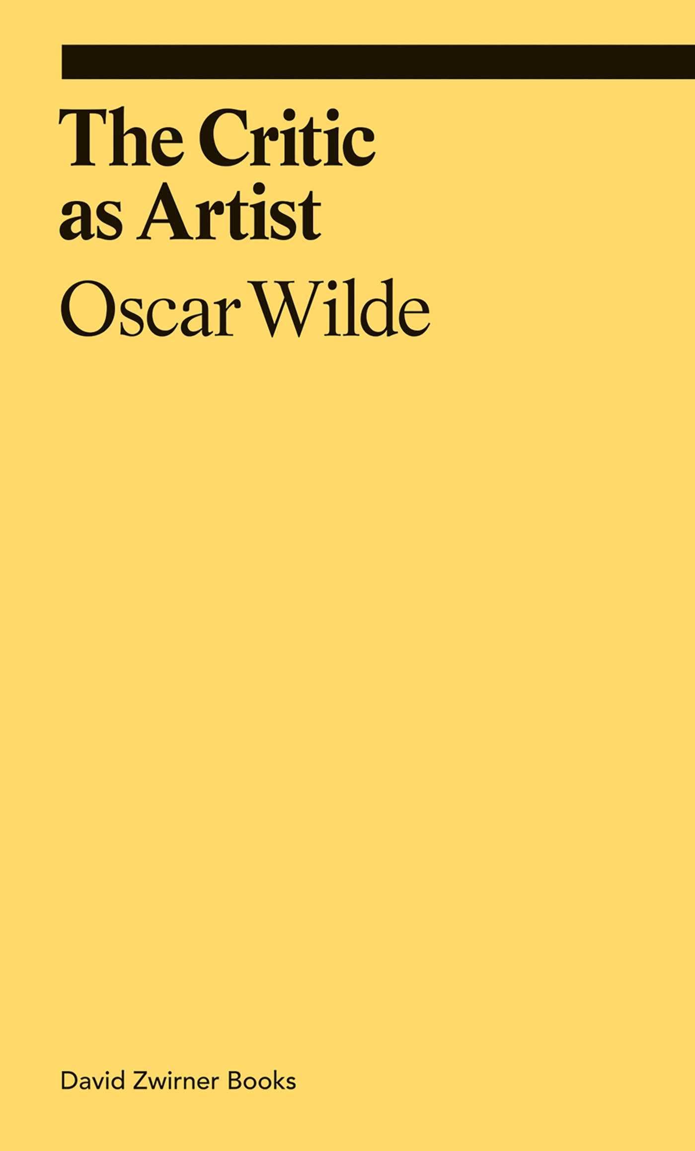Critic As Artist, The (Ekphrasis)