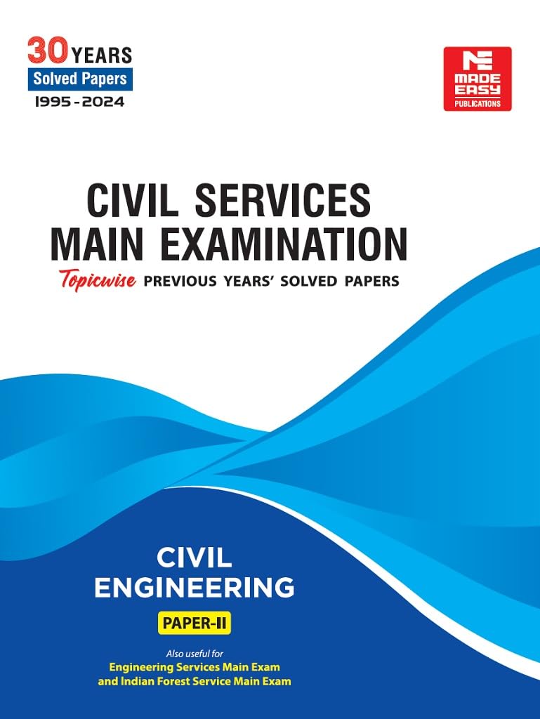 Cse Mains 2025: Civil Engineering Solved Paper2 (19952024)