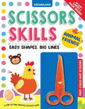 Animal Friends Scissors Skills Activity Book for Kids Age 47 Years | Cutting Practice Workbook with ChildSafe Scissors, Fun Gam