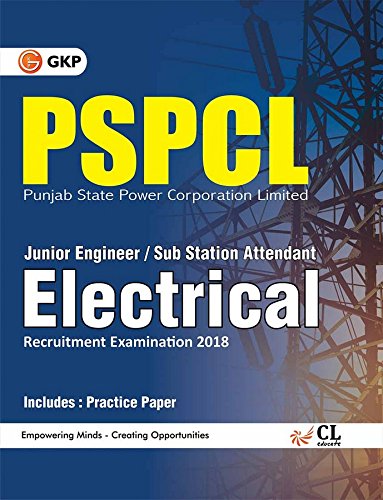 Pspcl (Punjab State Power Corporation Limited) Junior Engineer / Sub Station Attendant Electrical Engineering 2018