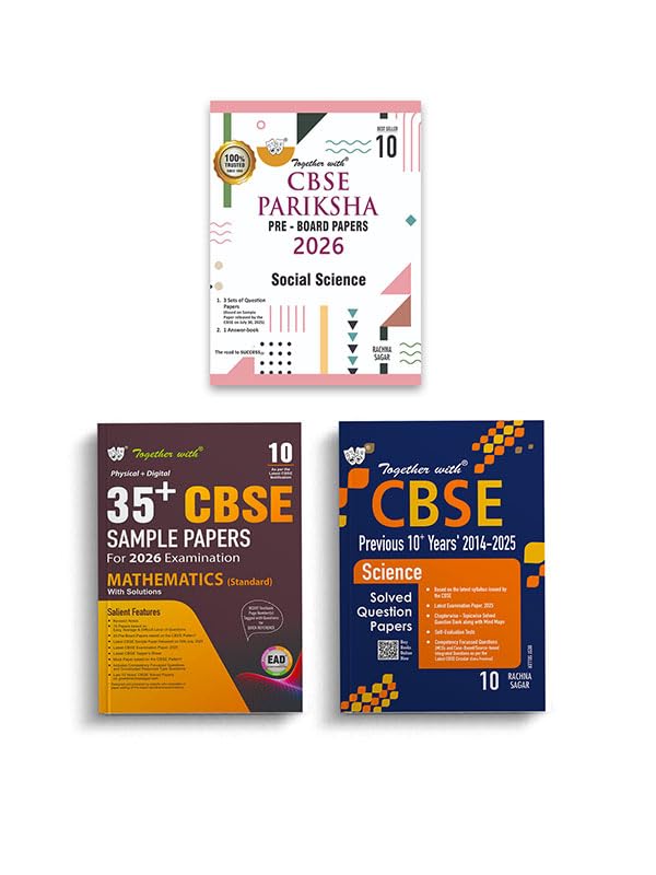 Together with EAD level based 35+ CBSE Sample Papers 202526 Maths , Science Previous 10 Years Question Papers (20142025), and 