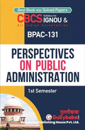 Gullybaba IGNOU BAG 1st Sem BPAC131 Perspectives on Public Administration in English  Latest Edition IGNOU Help Book with Solv