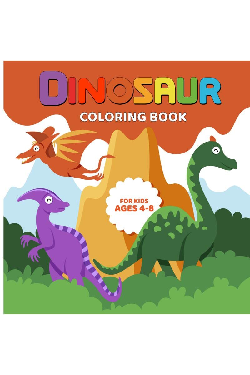 Dinosaur Coloring Book : For Kids ages 48