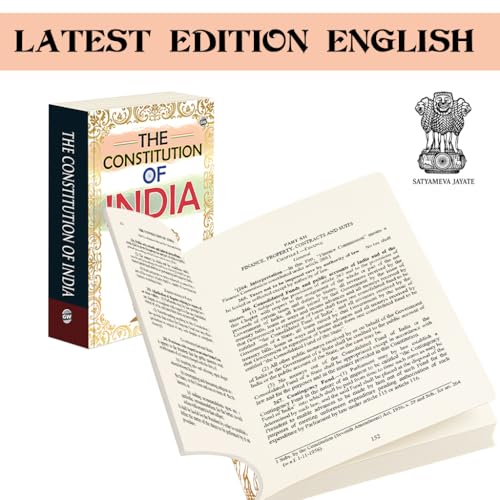 The Constitution of India : Indian administrative structure, Indian law awareness, Constitution education of India, law guide o