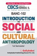 Gullybaba IGNOU BSC (Hons.) 1st Sem BANC102 Introduction to Social and Cultural Anthropology in EnglishLatest Edition IGNOU He
