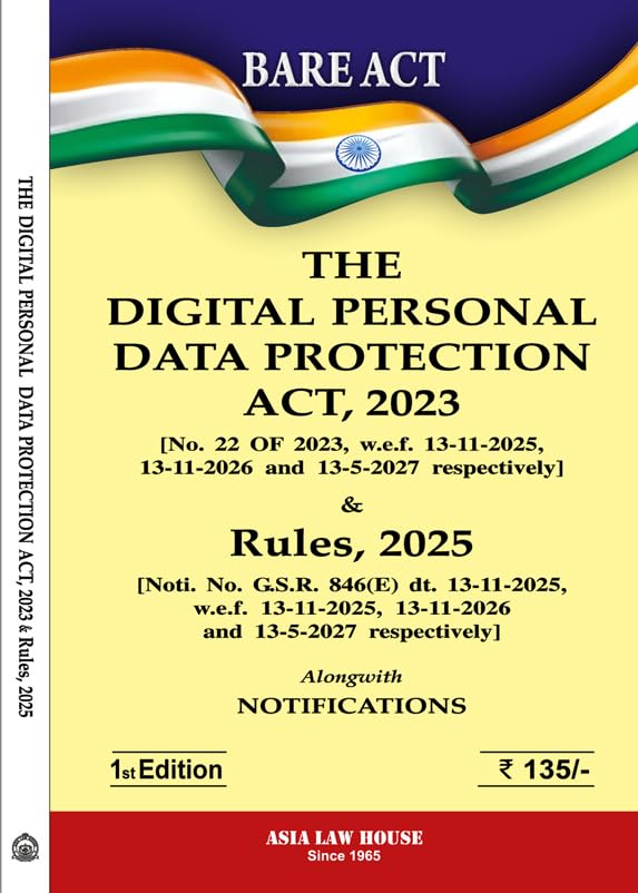 The Digital Personal Data Protection Act, 2023 1St Edn.2026