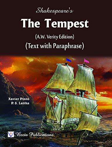 Isc Shakespeare Series The Tempest (A.W. Verity Edition) Text With Paraphrase For Class 12 (As Per Latest Isc Syllabus)
