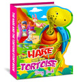 Hello Friend Books My Shaped Story Book: The Hare and the Tortoise  Shaped Story Board Book for Kids