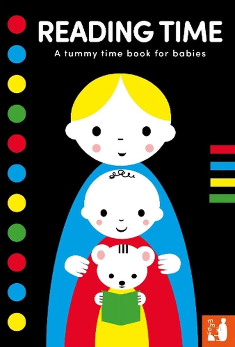Reading Time: A HighContrast Tummy Time Book For Babies: 2