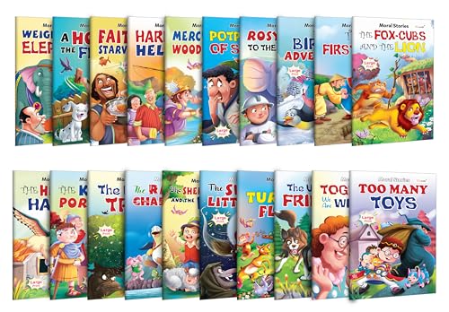Fox Cubs And The Lion, The First Well, KingS Portrait, The Helping Hands and more  Moral Stories : Picture story books for k
