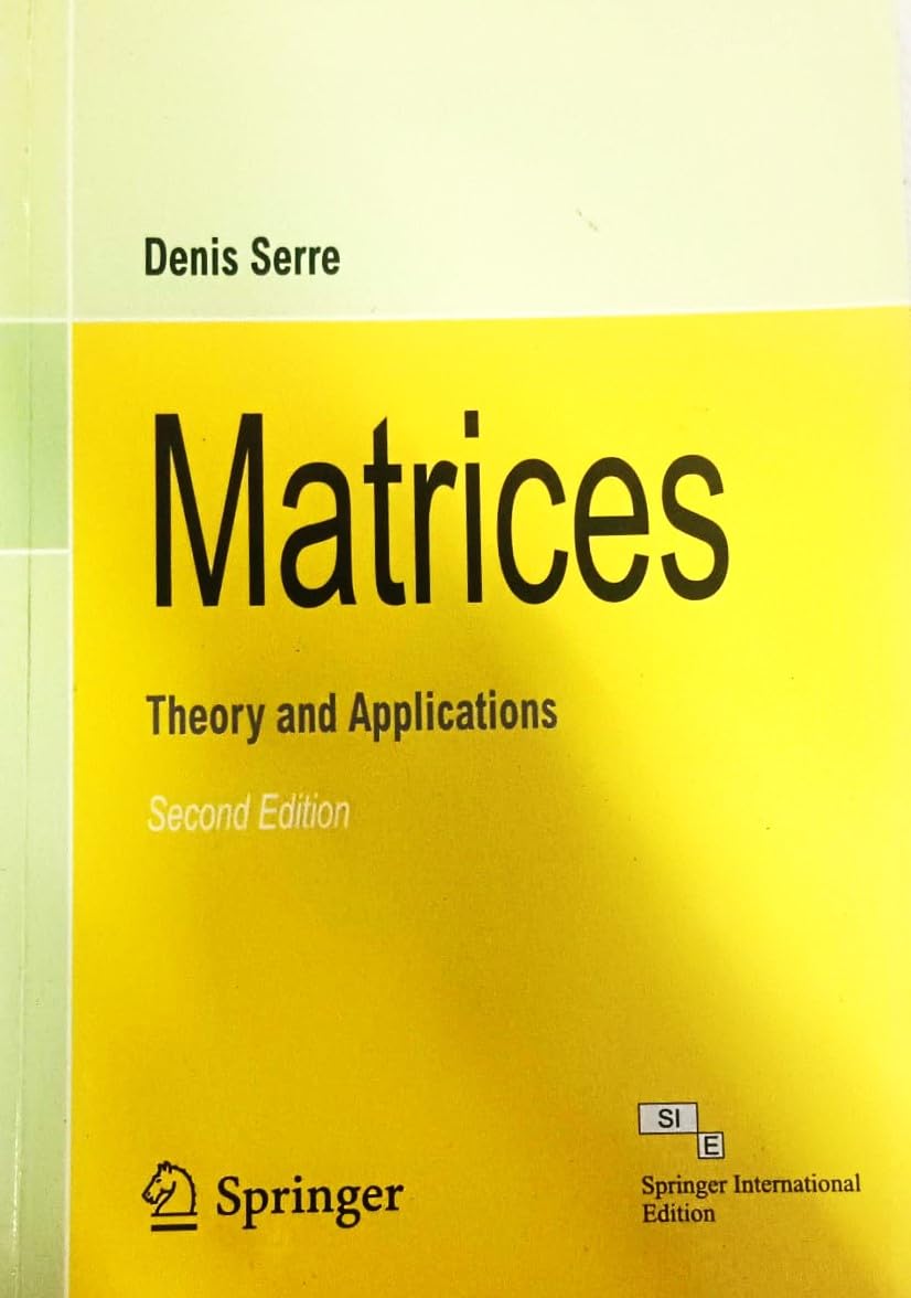 Matrices Theory And Applications, 2E, Sie (Pb2014)