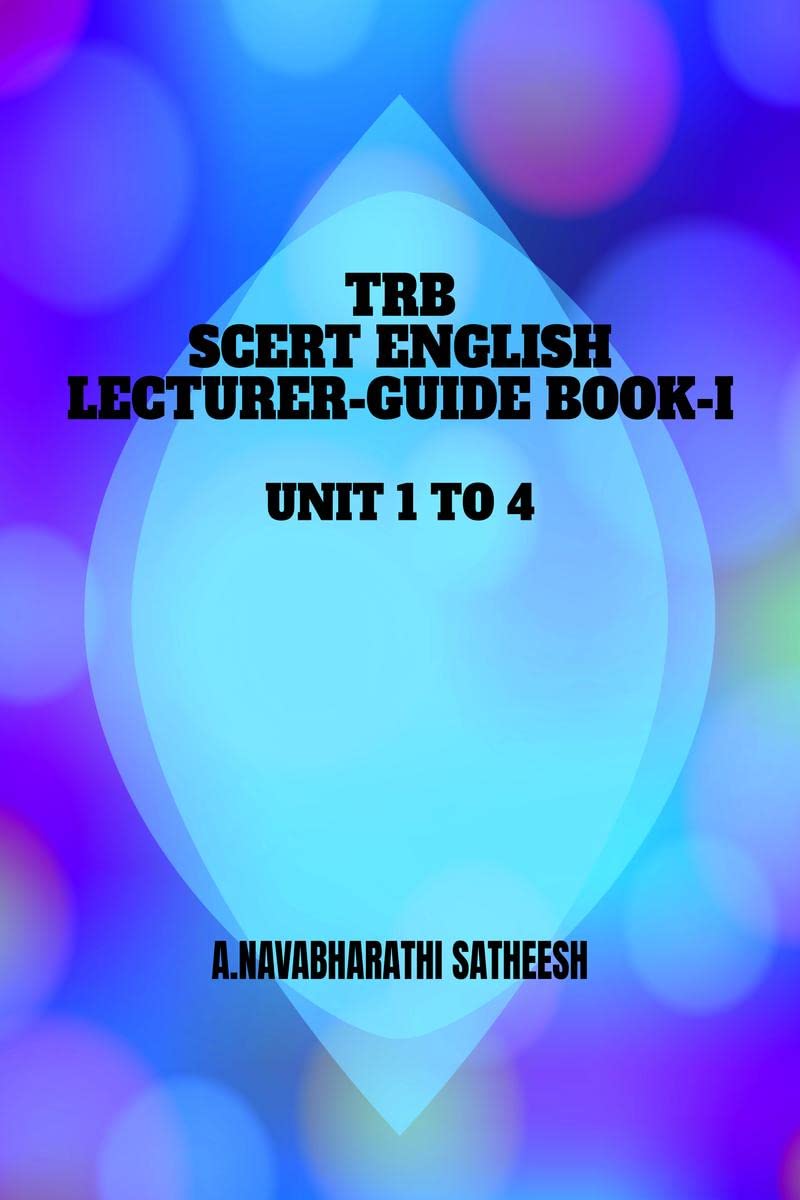 TRB EXAM SCERT ENGLISH LECTURER GUIDE BOOKI