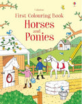 First Colouring Book: Horses And Ponies