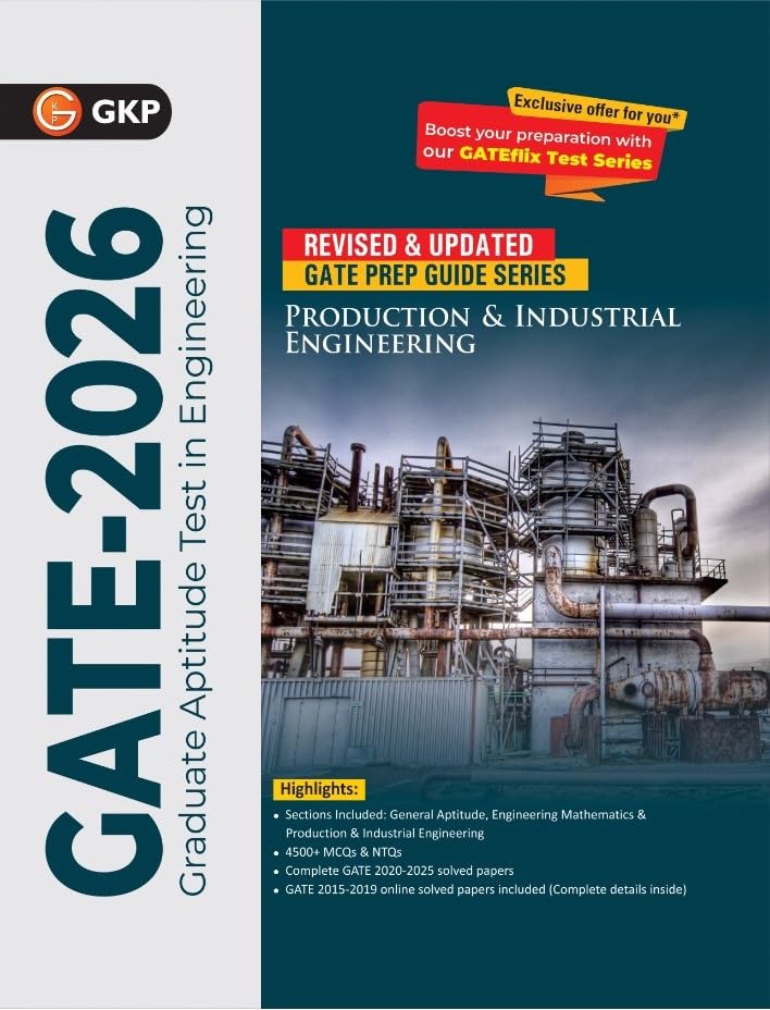 GKP GATE 2026 : Production & Industrial Engineering  Guide