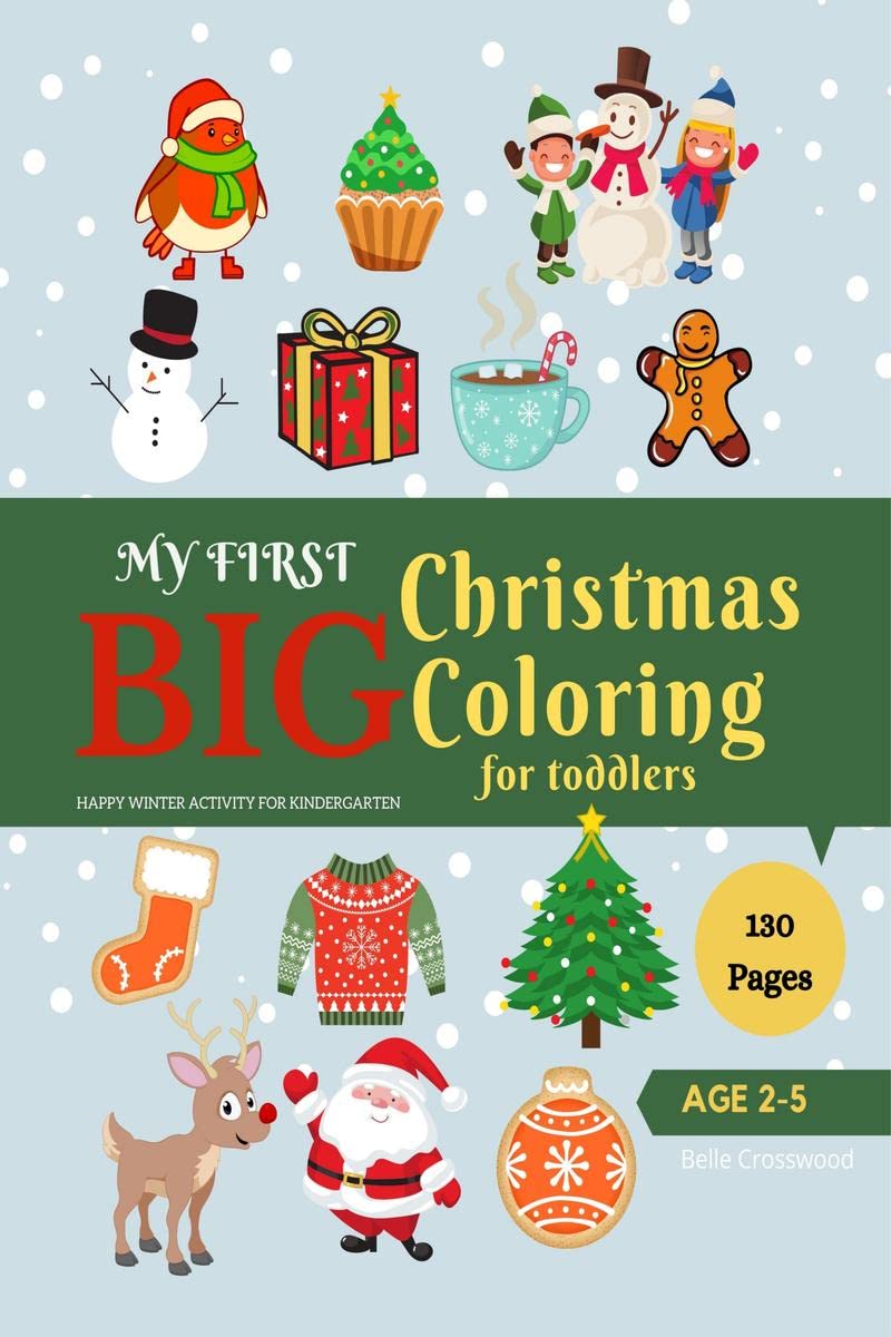 My First Big Christmas Coloring Ages 25
