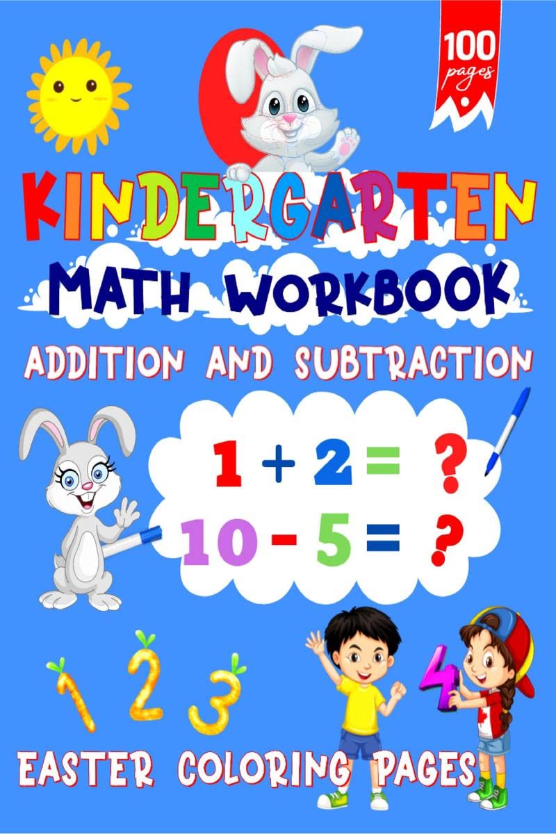 Kindergarten Math Workbook Addition And Subtraction