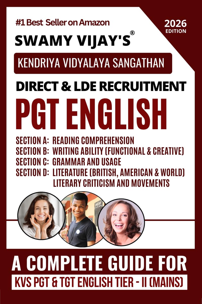 KVS PGT ENGLISH DIRECT RECRUITMENT 2024