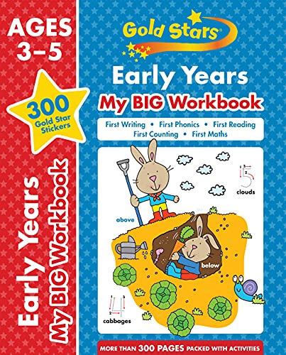 Gold Stars Early Years My BIG Workbook (Includes 300 gold star stickers