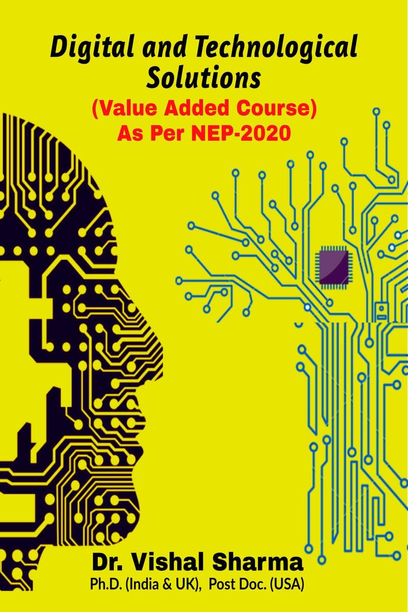Digital and Technological Solutions: Value Added Course as per NEP2020