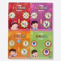 Navneet I Like Colouring Book Series(Alphabet, Numbers,Ka Kha Gha And Shapes) Age Approipriate Colouring Books Youva Colours
