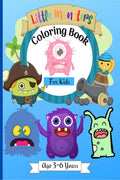 Little Monsters Coloring Book For Kids Ages 36 Years : Amazing Coloring Designs With Happy Little Monsters Suitable For Kids Ag