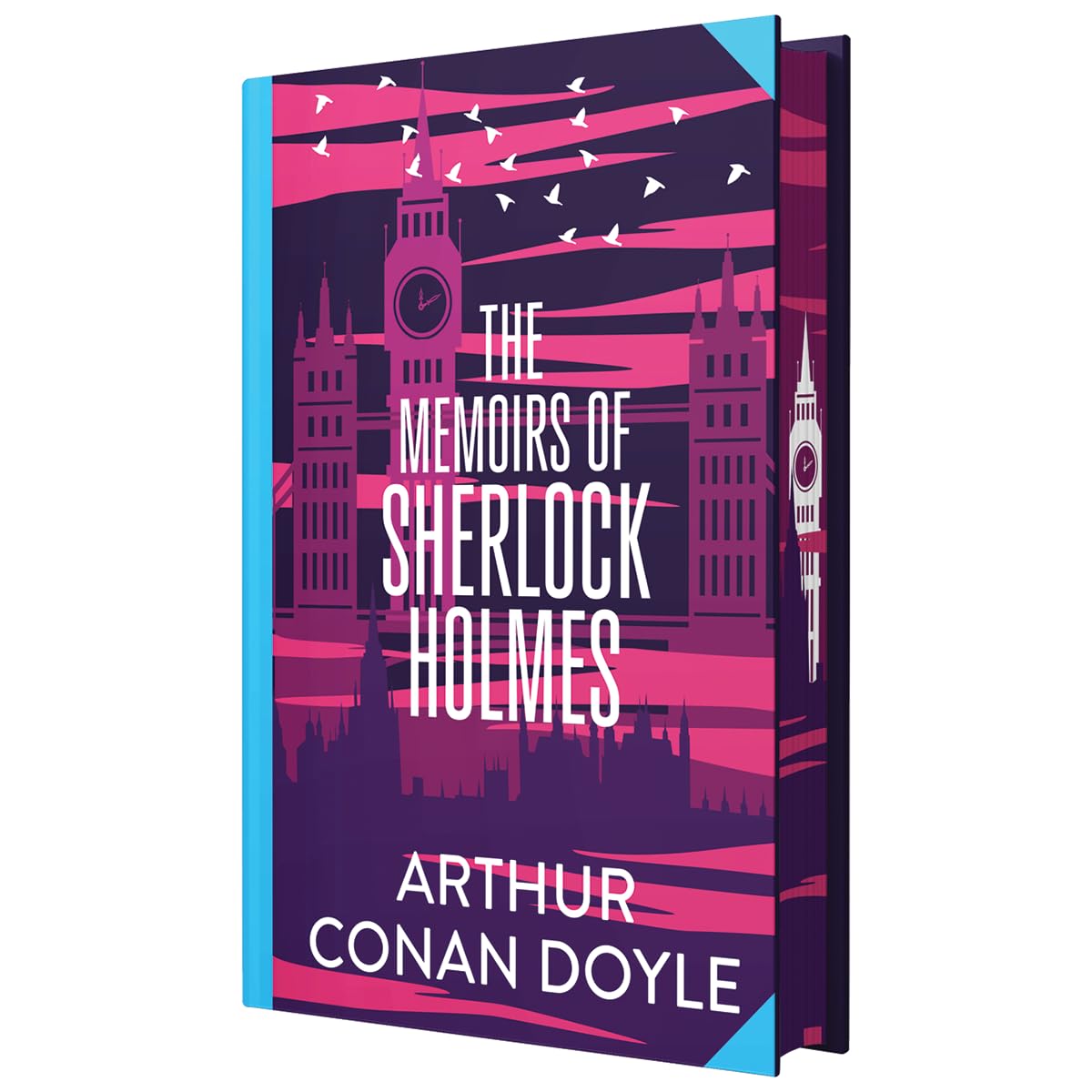 The Adventures and Memoirs of Sherlock Holmes by Sir Arthur Conan Doyle: Wilco Classics Sprayed Edge Premium Hardback Edition