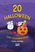 20 Halloween Copy Colouring Book : 20 Cool Halloween Copy Colouring Pages, Gift for Kids and Toddlers, Ages 38 | Painting and D