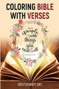 Coloring Bible With Verses : Bible Coloring Book for Kids