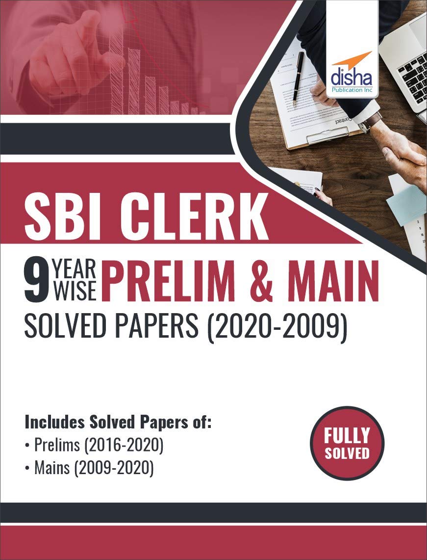 Sbi Clerk 9 YearWise Prelim & Main Solved Papers (2020  09) 2Nd Edition