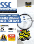 Examcart SSC English Question bank 2026 | Chapter, Type & Examwise Solved Papers with 25 Chapters & 9000+ previous year questio