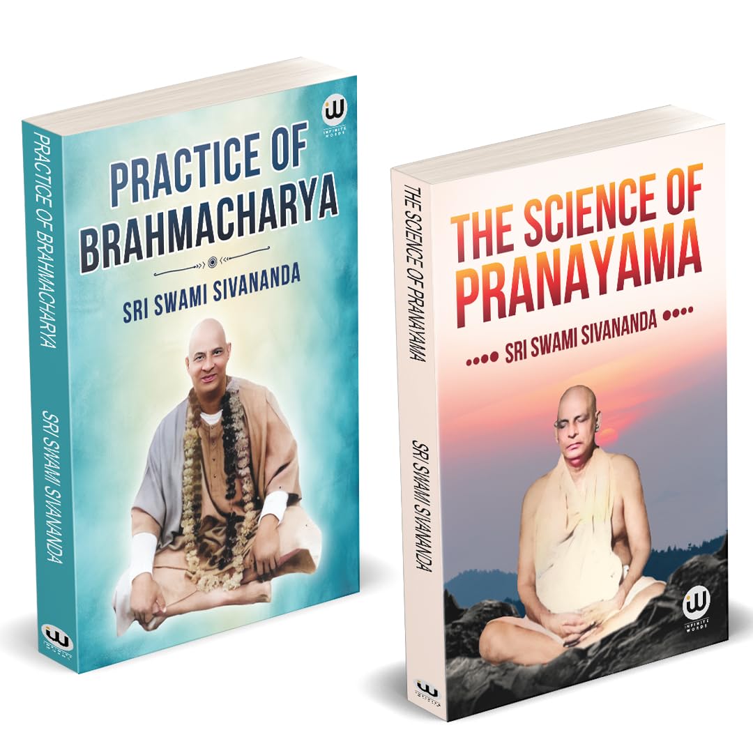The Science Of Pranayama | Practice Of Brahmacharya | Sri Swami Sivananda | English Paperback Books | Combo Pack Gift Set | The 