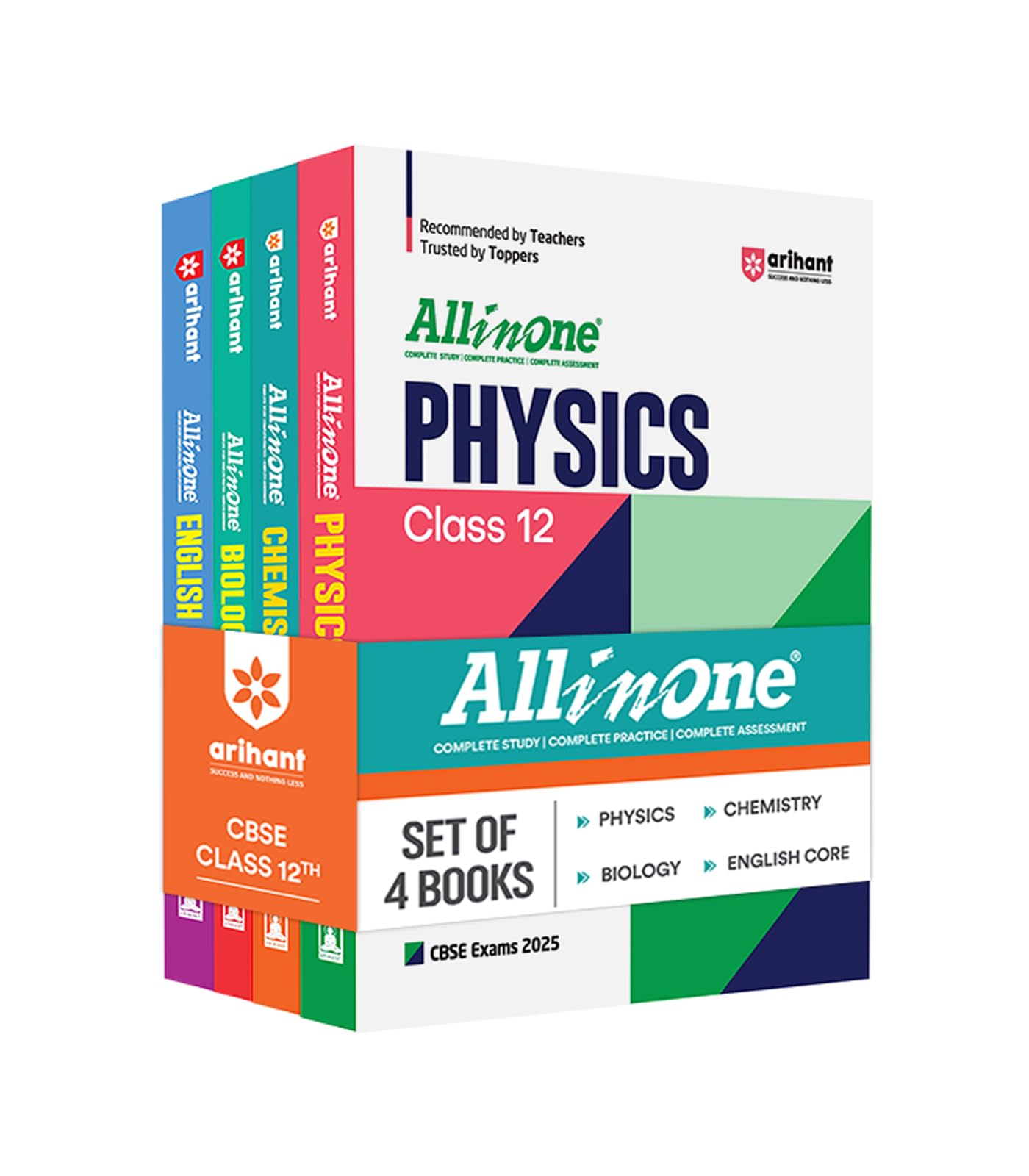 (Old Edition) All In One Combo Class 12Th Physics, Chemistry, Biology, English Core For Cbse Exam 2025