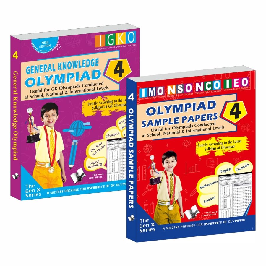 International General Knowledge Olympiad  Class 4 + Olympiad Sample Paper  Class 4 With OMR Sheets