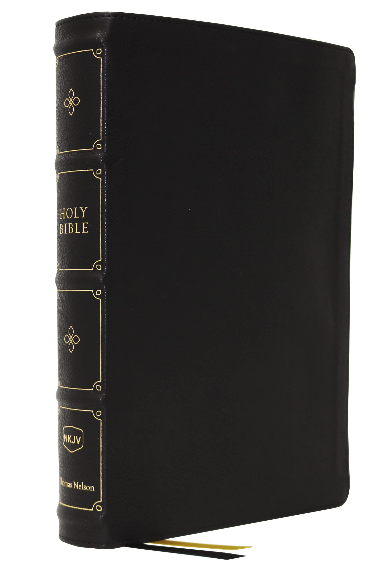 NKJV, Large Print VersebyVerse Reference Bible, Maclaren Series, Leathersoft, Black, Comfort Print: Holy Bible, New King James