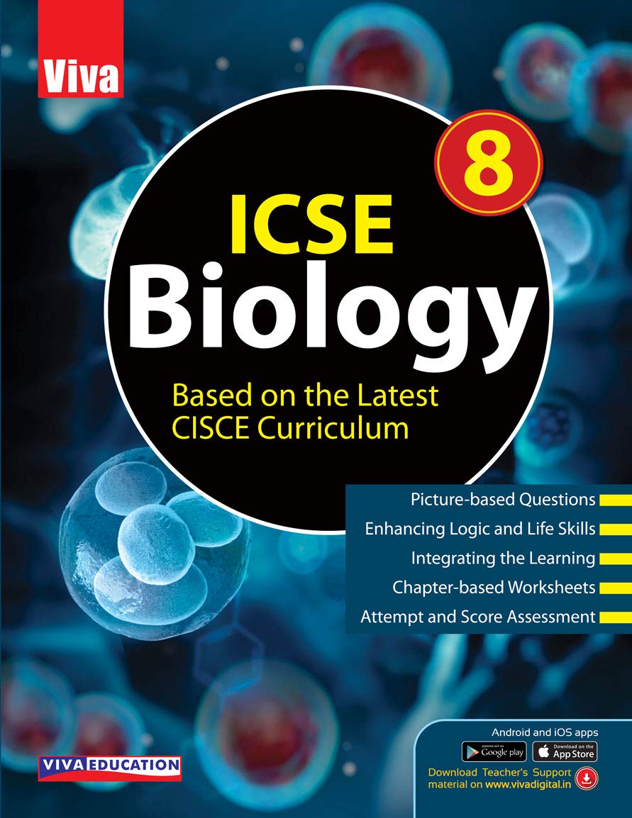 ICSE Biology  8, 2019 Ed.