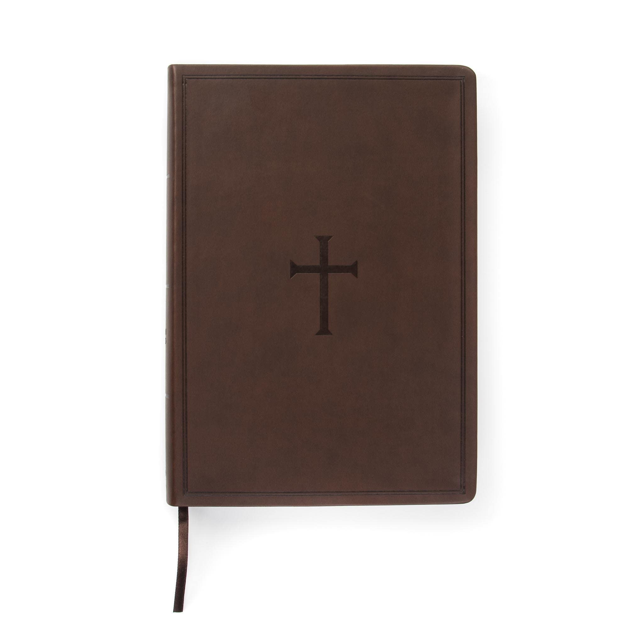 CSB Super Giant Print Reference Bible, Value Edition, Brown LeatherTouch, Red Letter, Presentation Page, CrossReferences, Full