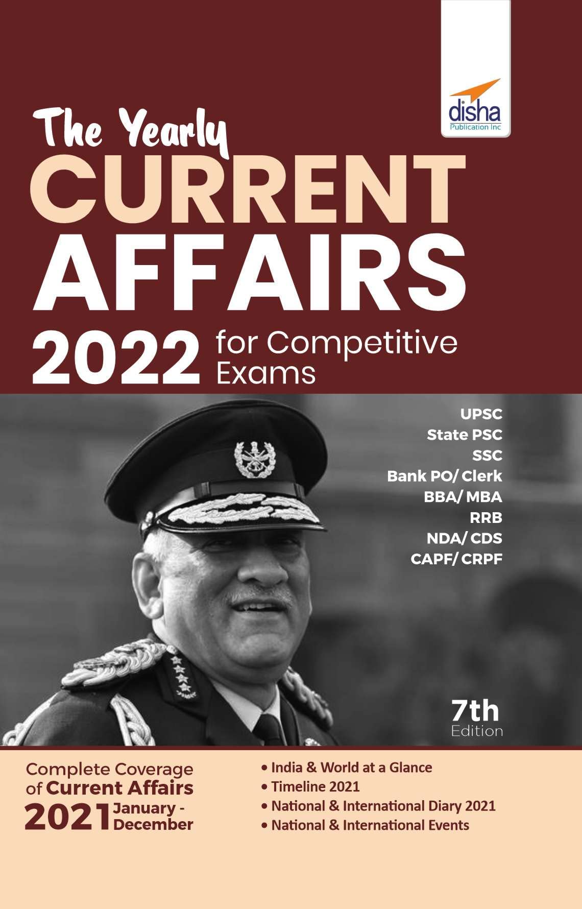 The Yearly Current Affairs 2022 For Competitive Exams (Upsc, State Psc, Ssc, Bank Po/ Clerk, Bba, Mba, Rrb, Nda, Cds, Capf, Crpf