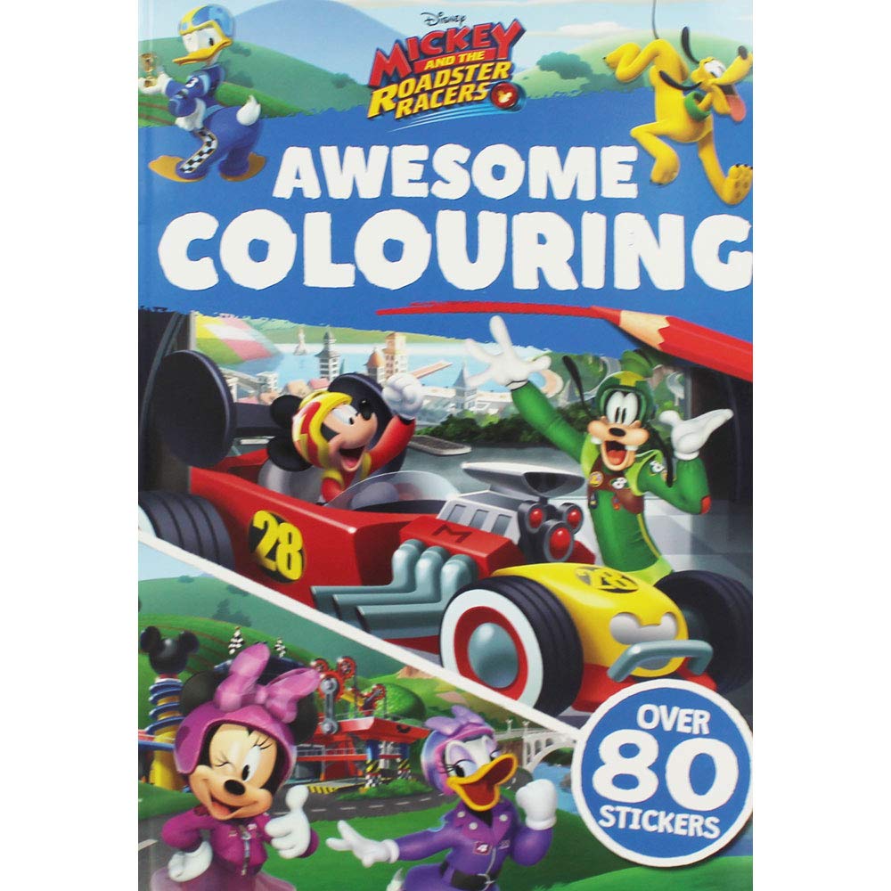Disney Mickey And The Roadster Racers Awesome Colouring