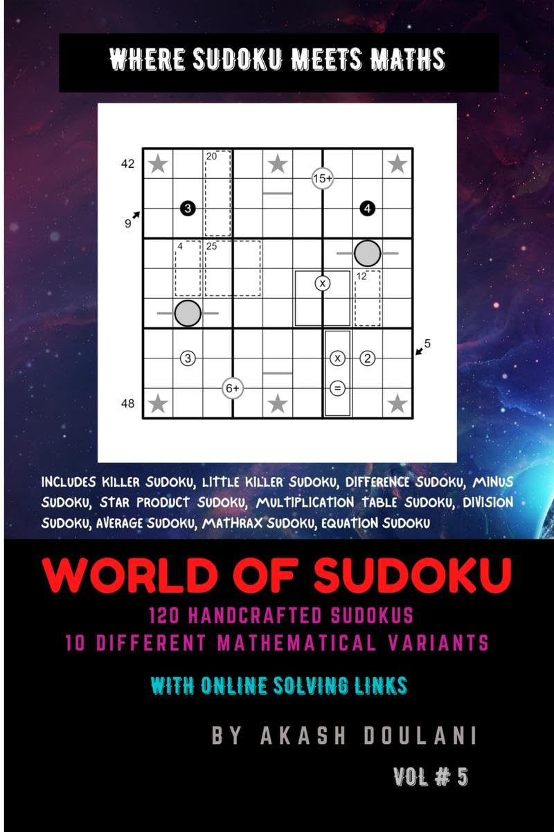 World Of Sudoku: Vol # 5 : Ten Maths Based Sudoku Variants