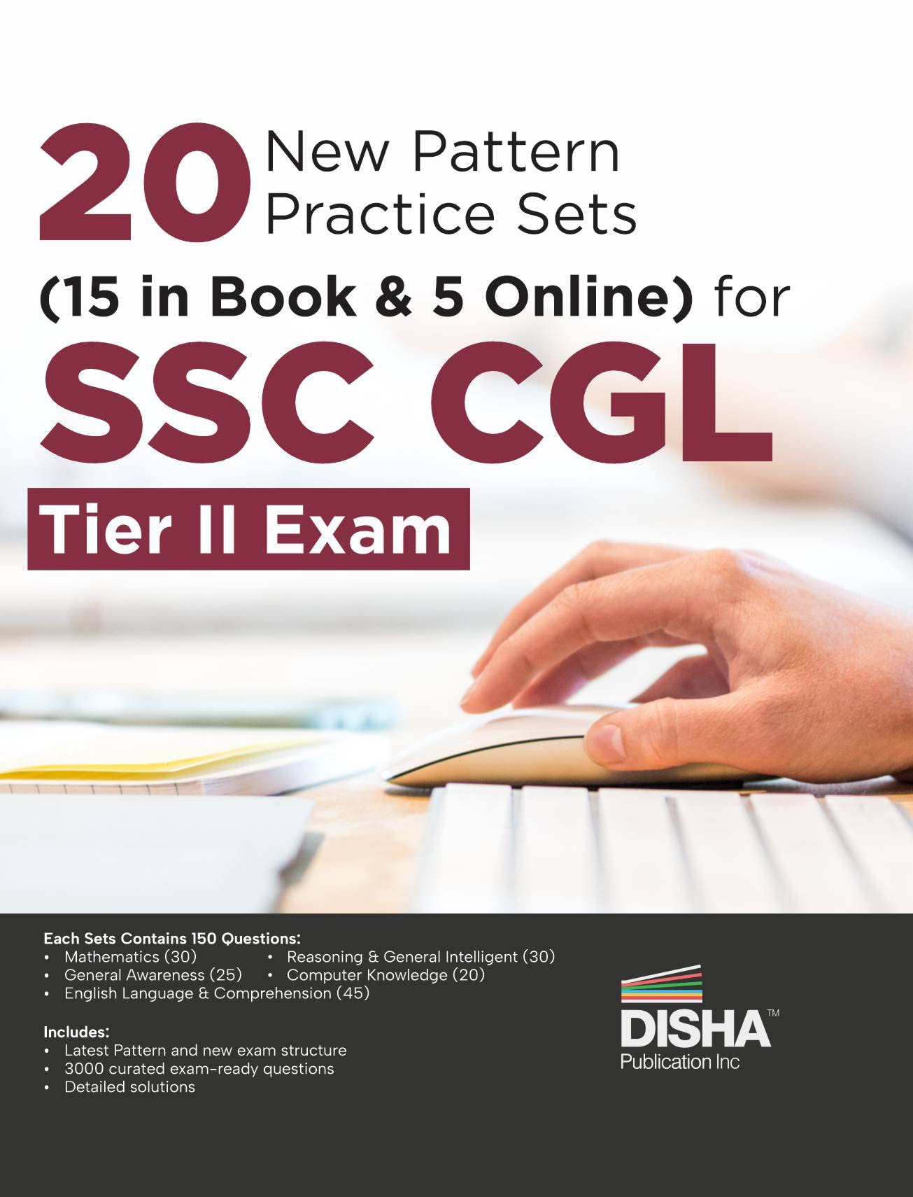 Disha 20 New Pattern Practice Sets For Ssc Cgl Tier Ii Exam | Odisha Staff Selection Commission Combined Graduate Level | 20 Moc
