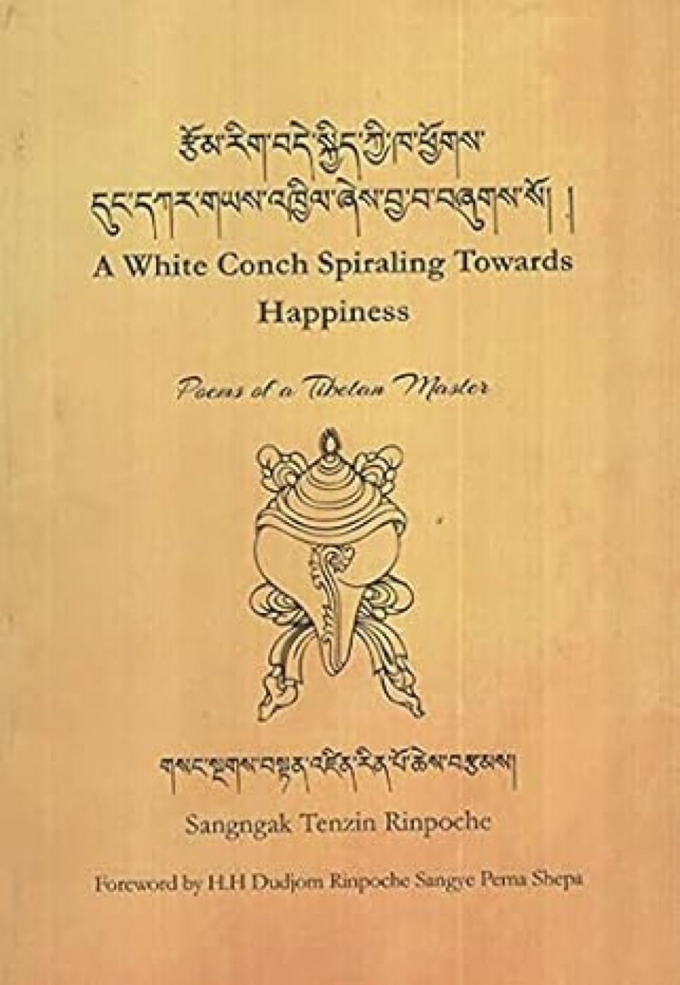 A White Conch Spiraling Towards Happiness