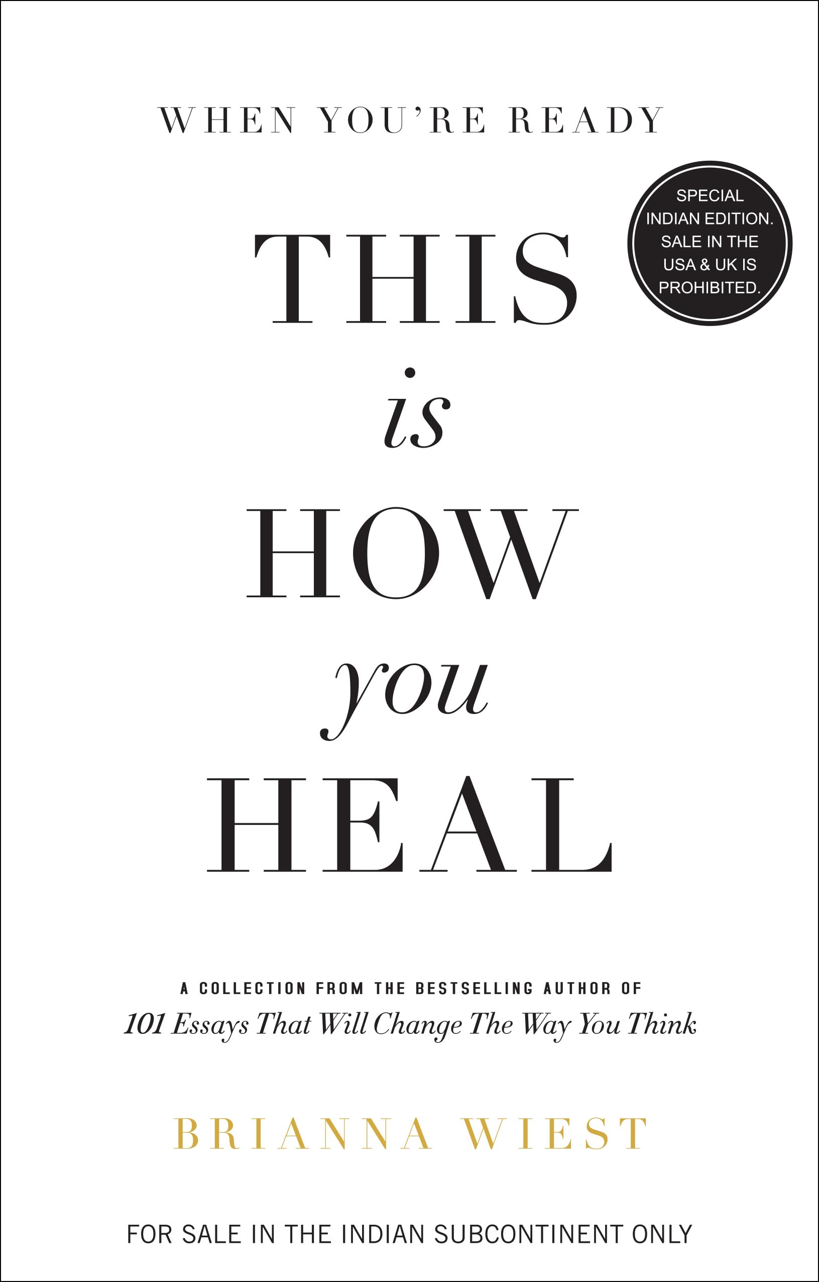 When Youre Ready, This is How You Heal (English)