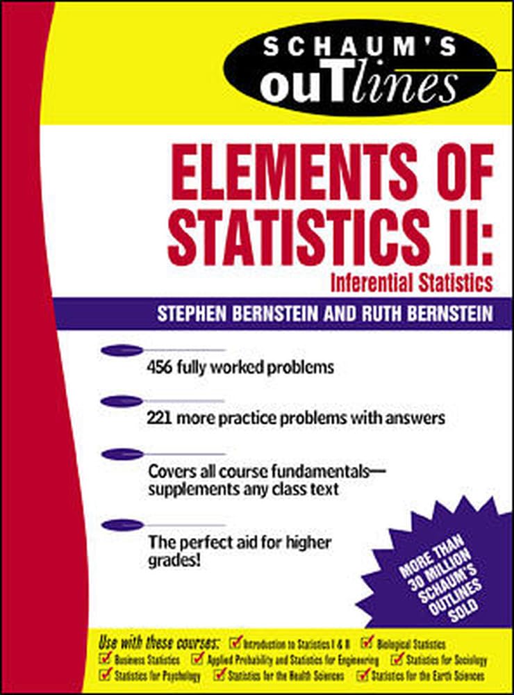 Schaums Outline of Elements of Statistics II: Inferential Statistics