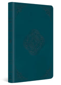 ESV Thinline Bible, Red Letter (TruTone, Deep Teal, Rotunda Design)